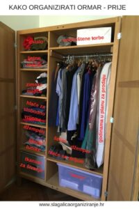 organizacija ormara prije